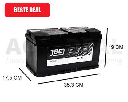 JBL95-HA 95Ah autoaccu van het merk JBE 12V 750A