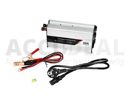 JCH12V-20A Acculader Lithium, loodzuur en AGM/GEL