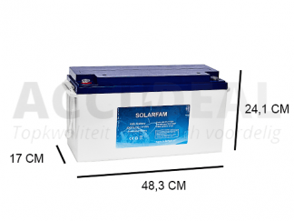 JBG12-150 150Ah Gel Deep cycle Accu 12V