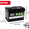 JGL60-AGM autoaccu met AGM start-stop systeem 60Ah 12V