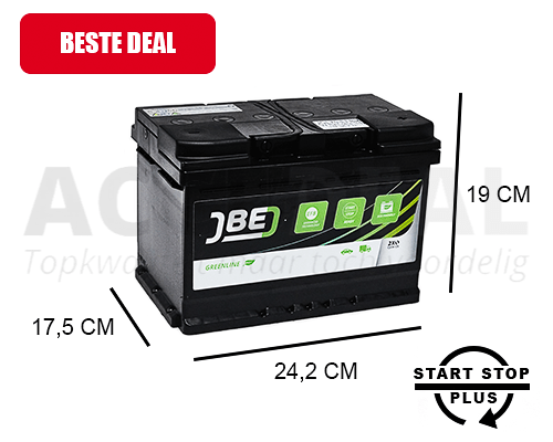 Batería Start Stop TAB SG60 12V 60Ah 580CCA EFB - Yemin