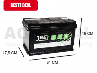 JGL80-EFB Auto accu Greenline 12V 80Ah