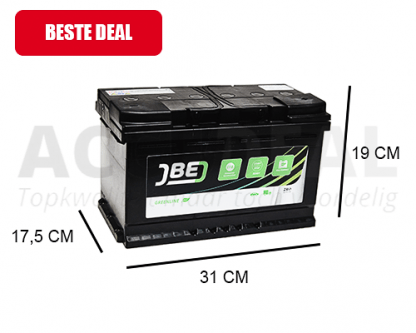 JGL80-EFB Auto accu Greenline 12V 80Ah