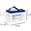 JWL12-100 100Ah 12V AGM accu JBE