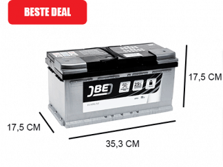 100Ah Start accu met 800A koudstart vermogen van het merk JBE