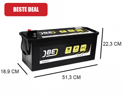 140Ah jbe yellowline accu semi-tractie 12V 800A