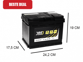 12v 60Ah Semi-tractie accu JBE Yellowline