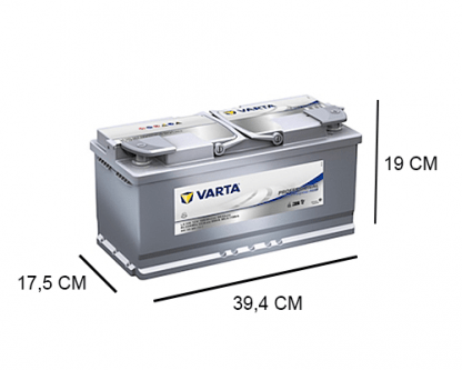 LA105 varta professional dp agm 12v 105ah