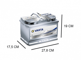 LA70 varta professional dp agm 12v 70ah