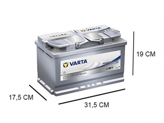 LA80 varta professional dp agm 12v 80ah