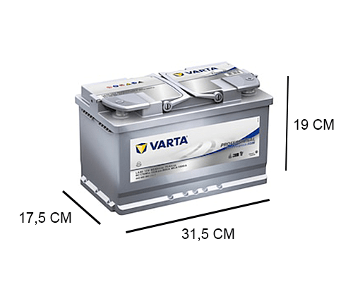 Varta LA80 - 12V - 80AH - 800A (EN)