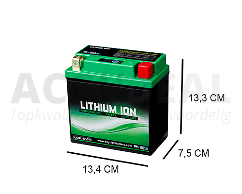 LB12AL-A Skyrich Lithium motor accu 12V 4Ah (10h) SAE - Accudeal