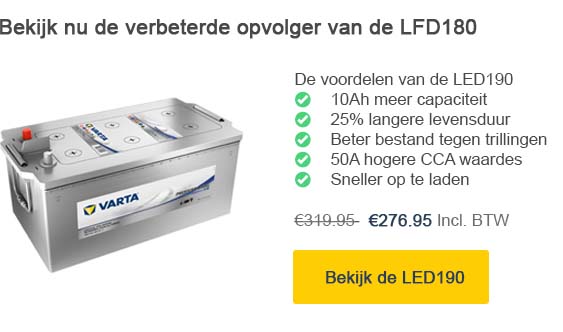 Bekijk snel de opvolger van de Varta LFD180