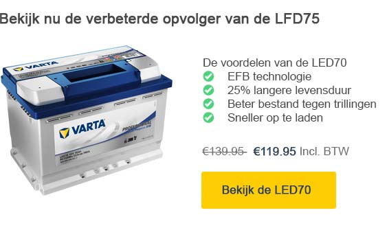 Bekijk de opvolger van de Varta LFD75