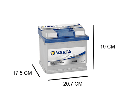LFS52 Varta 52Ah Starter Professional, 470A, 12V - Accudeal