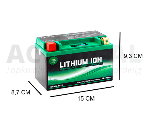 Skyrich Lithium accu 12V 4Ah (10h) 240A SAE - Accudeal
