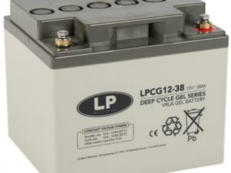 een foto van de Landport LPCG12-38 Deep cycle accu 38Ah