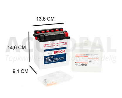 YB10L-A2 Bosch motorfiets accu 12V 11Ah