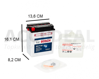 YB12A-A Bosch Motorfietsaccu 12V