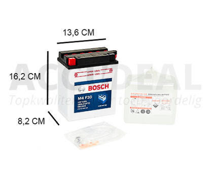 YB12A-B Bosch motorfietsaccu 12V