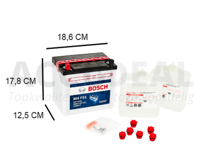 12N24-4 12V Motorfietsaccu Bosch