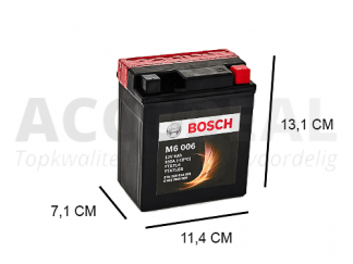 YTX7L-BS Bosch motorfietsaccu 12V