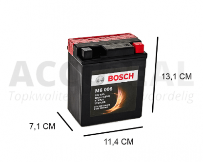 YTX7L-BS Bosch motorfietsaccu 12V