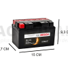 M60 011 8Ah motorfiets 12V Bosch accu