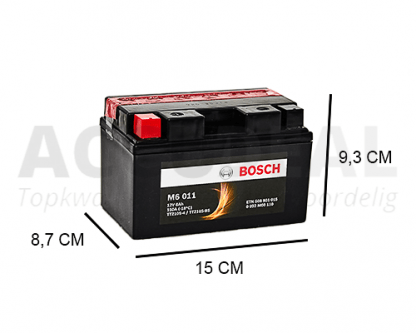 M60 011 8Ah motorfiets 12V Bosch accu