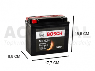 YTX20-BS Bosch motoraccu 12V