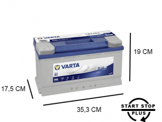 N95 Varta start-stop accu 95ah EFB Blue dynamic 595500085