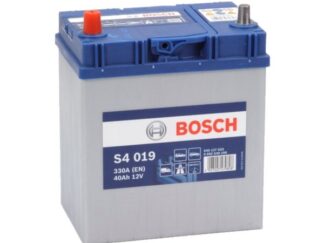 Dit is een Bosch S4019 accu met een capaciteit van 40Ah