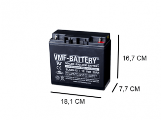 VRLA AGM accu 20Ah 12V