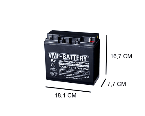 Hoe Comorama Voorgevoel VMF 12V 20Ah VRLA AGM accu - Accudeal