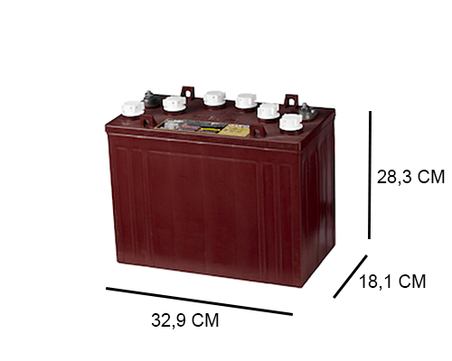 voor Morse code Associëren T-1275 Trojan 150Ah Deep cycle accu (tractie), 12V - Accudeal