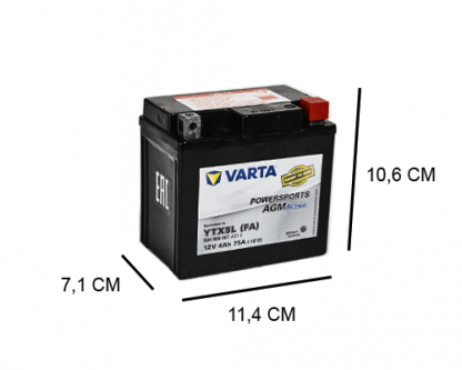 VARTA motorfiets accu YTX5L-4-FA