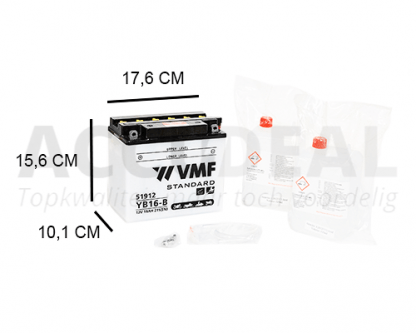 VMF 51912 motorfiets accu 12V 19Ah