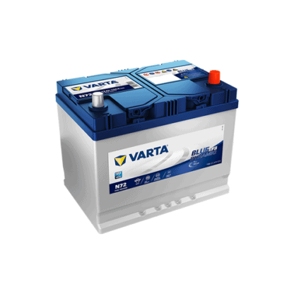 Varta N72 EFB Accu Japans model plus rechts 72Ah, 760A 12V