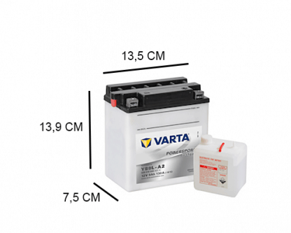 YB9L-A2 varta freshpack 12v