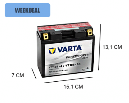 YT12B-4 varta agm 12v 12ah