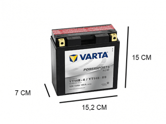 YT14B-4 varta agm 12v 12ah