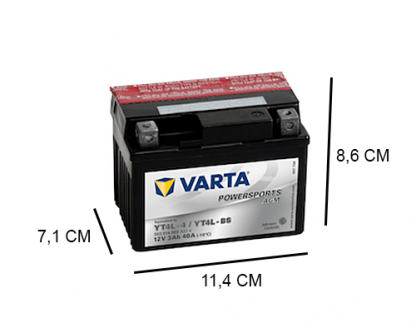 YT4L-BS varta agm 12v 3ah