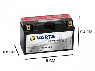 YT7B-BS varta agm 12v 7ah