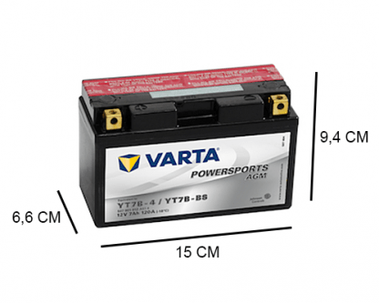 YT7B-BS varta agm 12v 7ah