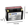 YT9B-BS varta agm 12v 9ah