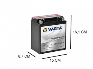 YTX16-4 1 varta agm 12v 14ah