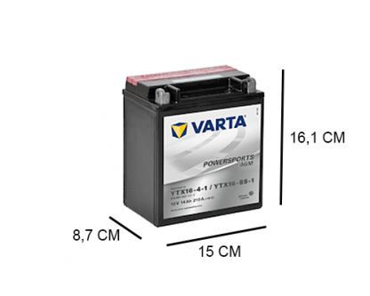 YTX16-4 1 varta agm 12v 14ah