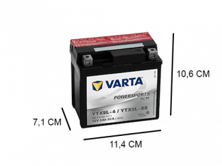 YTX5L-BS varta agm 12v 4ah