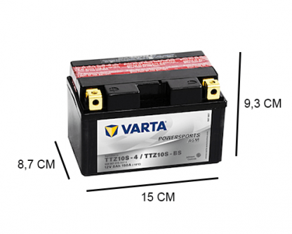 YTZ10S-BS varta agm 12v 8ah