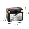 YTZ12S-BS varta agm 12v 9ah